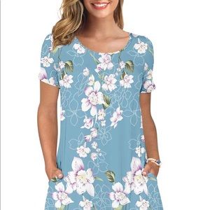 KORSIS
Women's Summer Casual T Shirt Dress